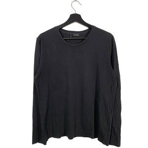 The Kooples basic long sleeve black tee mens size small